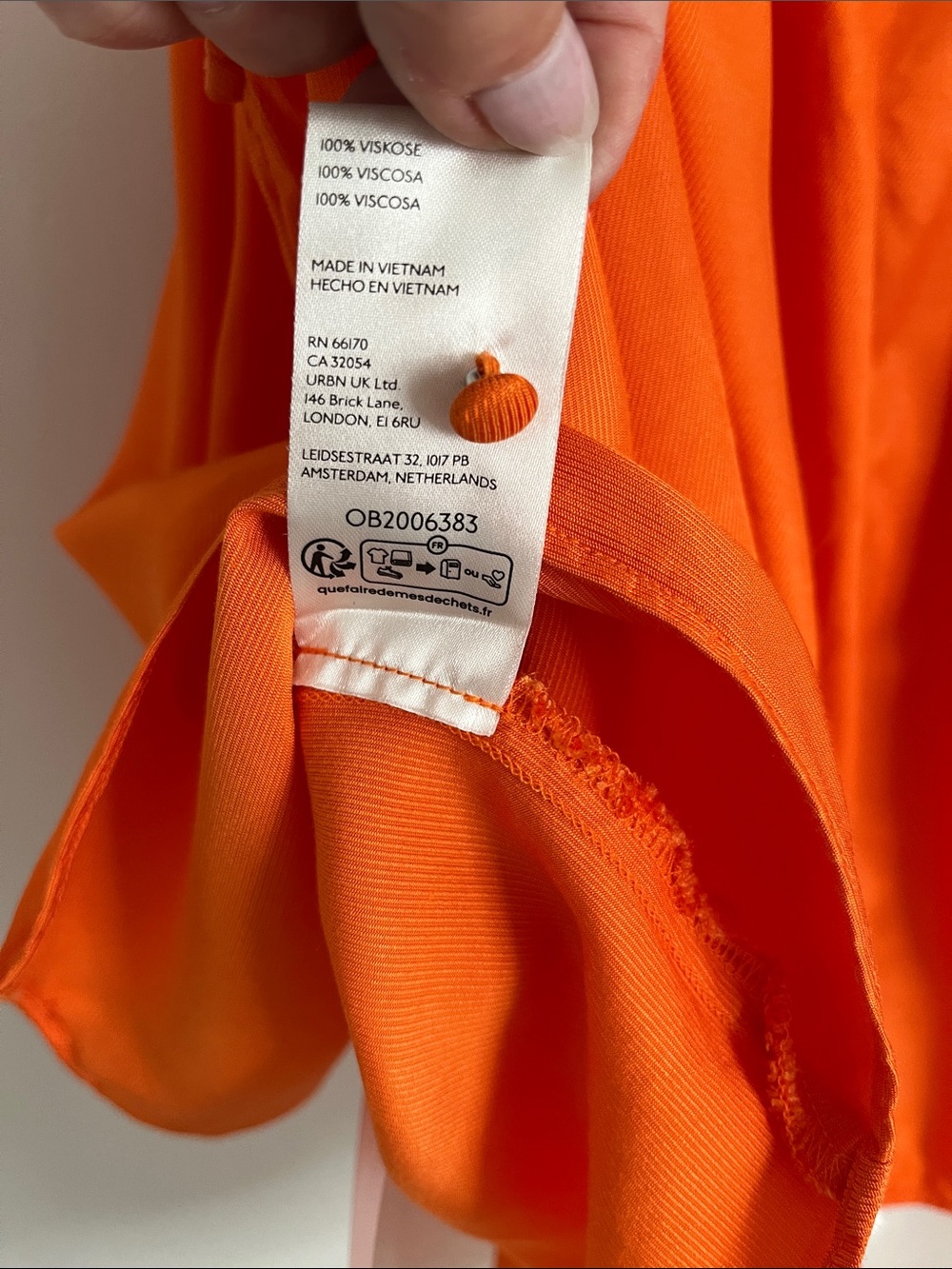 Maeve Bright Orange Spaghetti-Strap Cami - Picture 6 of 8